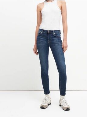 7 For All Mankind High Waist Ankle Gwenevere Jean 24